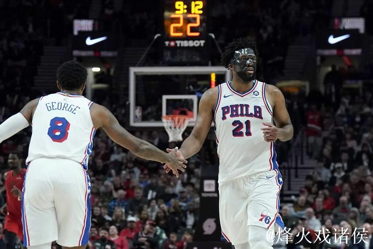 恩比德乔治狂打铁76人负魔术 老鹰送奇才7连败